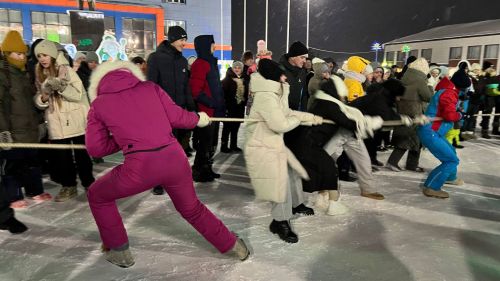 Районыбызның медицина һәм мәдәният хезмәткәрләре Сабаның Төп Чыршысы янында Яңа ел бәйрәме уздырдылар (+видео)