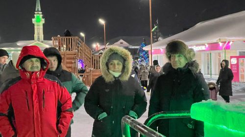 Районыбызның медицина һәм мәдәният хезмәткәрләре Сабаның Төп Чыршысы янында Яңа ел бәйрәме уздырдылар (+видео)
