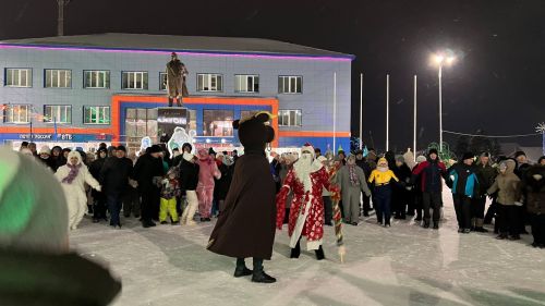 Районыбызның медицина һәм мәдәният хезмәткәрләре Сабаның Төп Чыршысы янында Яңа ел бәйрәме уздырдылар (+видео)