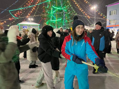 Районыбызның медицина һәм мәдәният хезмәткәрләре Сабаның Төп Чыршысы янында Яңа ел бәйрәме уздырдылар (+видео)