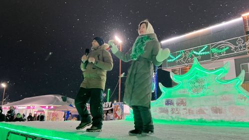 Районыбызның медицина һәм мәдәният хезмәткәрләре Сабаның Төп Чыршысы янында Яңа ел бәйрәме уздырдылар (+видео)