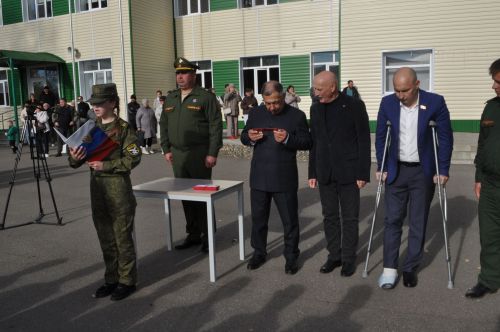 Иске Икшермә кадет-интернат мәктәбендә 48 укучы тантаналы ант бирде