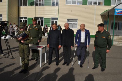 Иске Икшермә кадет-интернат мәктәбендә 48 укучы тантаналы ант бирде