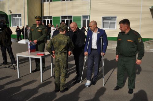 Иске Икшермә кадет-интернат мәктәбендә 48 укучы тантаналы ант бирде