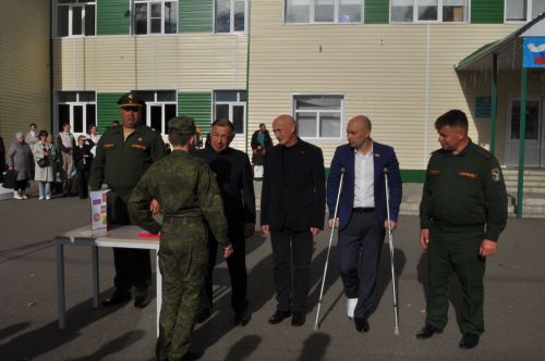 Иске Икшермә кадет-интернат мәктәбендә 48 укучы тантаналы ант бирде