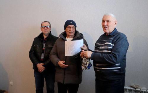 Сабада гаиләләргә  яңа төзелгән йортта фатир ачкычлары тапшырылды