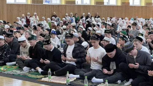 Сабада мәктәп укучылары өчен ифтар ашы узды