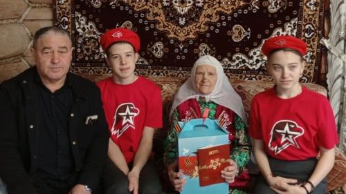 Олы Шыңар авыл җирлегендә тыл хезмәтчәннәрен котлау