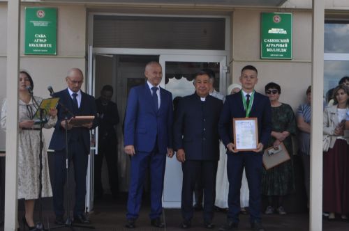 Саба аграр көллиятендә чыгарылыш кичәсе узды (фоторепортаж)