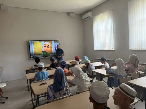 «Нургали» мәчетендә балалар белән  гаилә кыйммәтләре турында сөйләштеләр