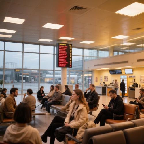 Казан аэропортында 20дән артык рейс җиде сәгатьтән артык тоткарлана