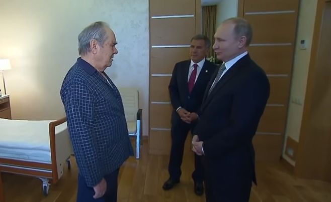Шәймиевнең Путин һәм Миңнеханов белән очрашу видеосы барлыкка килде