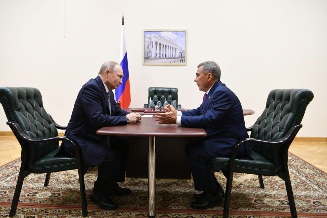 КФУда Россия һәм Татарстан Президентларының очрашуы башланды