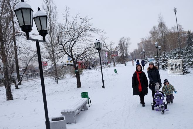 Бүген Казанда бераз кар явачак, -11 градус салкын булачак