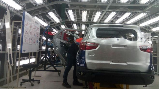Чаллыда Ford Sollers заводында Ford EcoSport автомобилен җитештерә башладылар