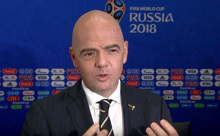 ФИФА җитәкчесе Джанни Инфантино: Бөтен дөнья Россияне кунакчыл ил буларак ачты