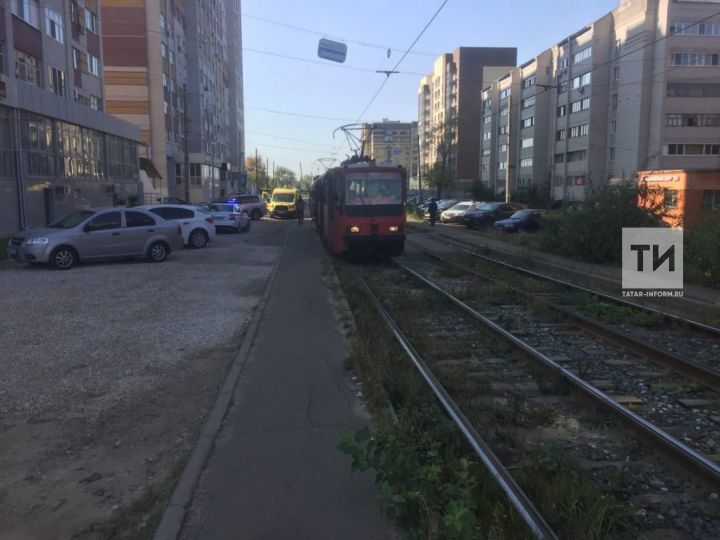 Казанның Мәскәү районында ике трамвай бәрелешкән, бер пассажир зыян күргән