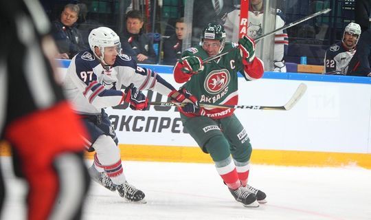 Татарстан хоккей командалары арасында матчта биш алка өстенлек белән «Ак Барс» җиңде