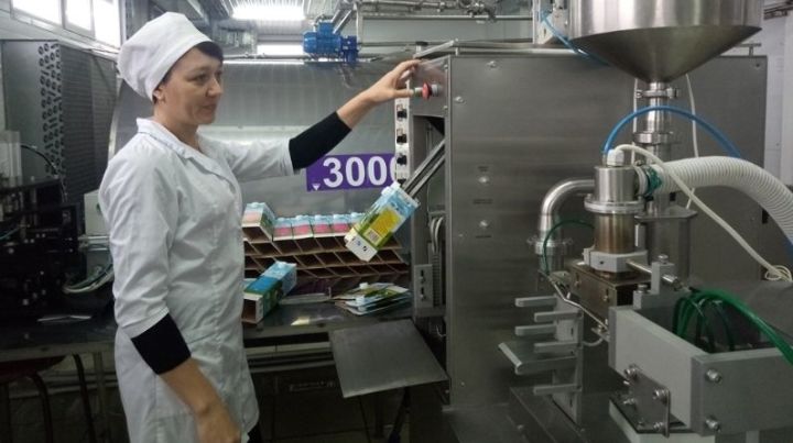 Татарстан Республикасы Авыл хуҗалыгы һәм азык-төлек министрлыгы ярдәме белән «Каймак» кооперативы сөт заводы төзеде