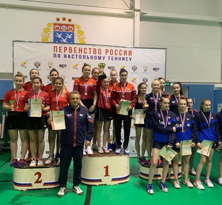 19 яшькә кадәрге спортчылар арасында өстәл теннисы буенча Россия беренчелеге