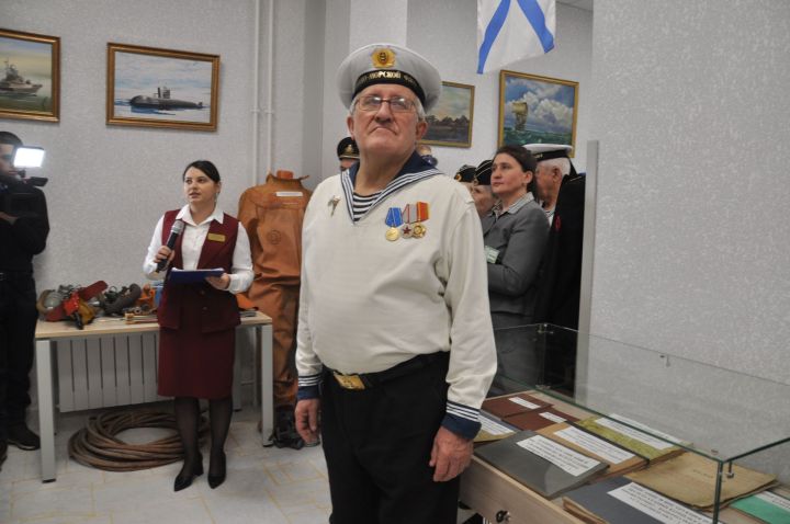 Саба урта мәктәбендә яңартылган хәрби-диңгез флоты музее ачылды