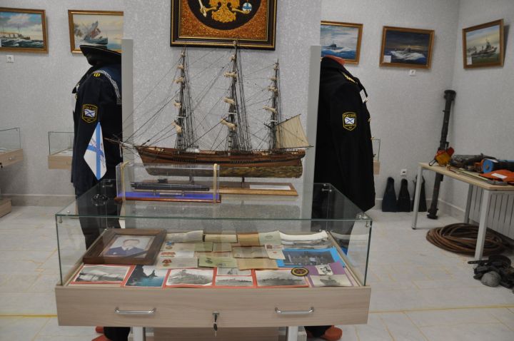 Саба урта мәктәбендә яңартылган хәрби-диңгез флоты музее ачылды