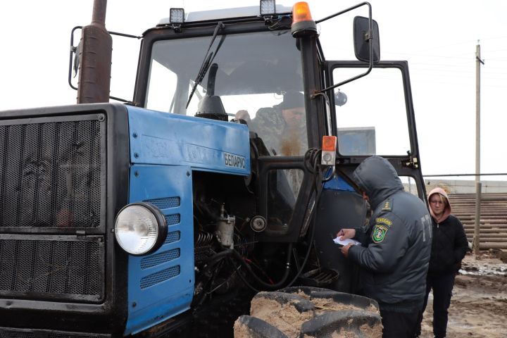 Быел районда барысы 377 трактор, 271  арба техник  карау  узачак
