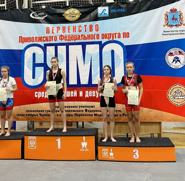 Егетләр һәм кызлар арасында сумо буенча Идел буе федераль округы беренчелегендә районыбыз спортчылары да катнашты
