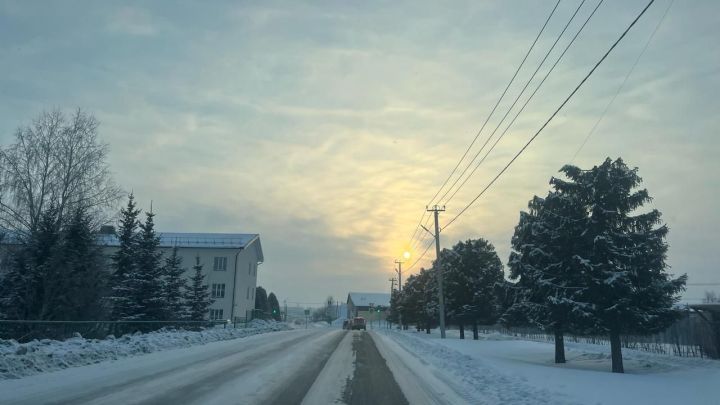 Бүген Сабада төнлә -20 градуска кадәр суыта