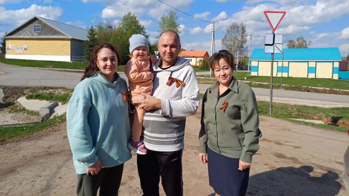 Олы Ныртыда «Георгий тасмасы» Бөтенроссия патриотик акциясе уздырдылар