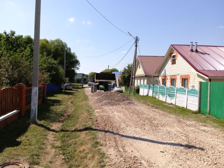 Тимершык авыл җирлегендә юллар салына