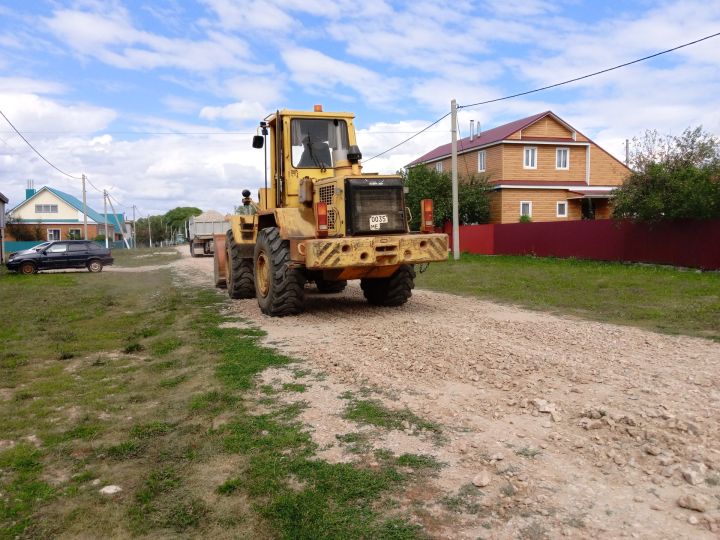 Тимершык авыл җирлегендә юллар салына