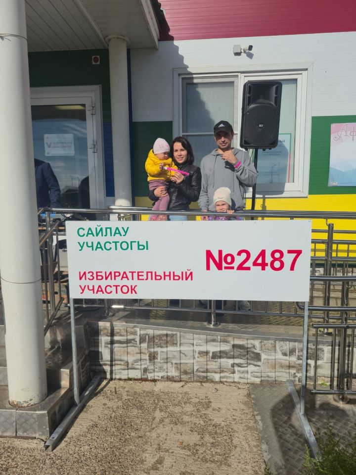 Сатыш авылының 2487 нче сайлау участогында халык актив катнаша