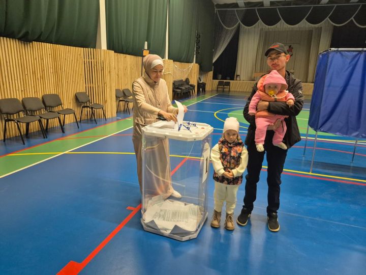 Сатыш авылының 2487 нче сайлау участогында халык актив катнаша