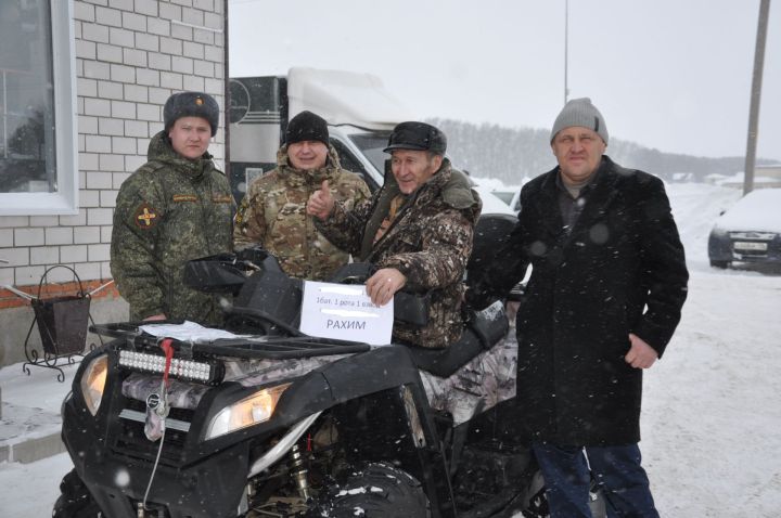 Сабадан махсус  хәрби операция зонасына квадроцикл озатылды