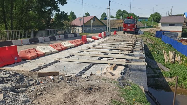 Югары Шытсу авылында күпер ремотлана