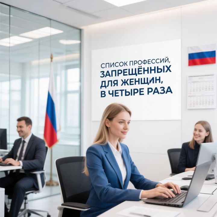 Хатын-кызлар өчен яңа мөмкинлекләр: Россиядә тыелган һөнәрләр исемлеге 4 тапкырга кимеде