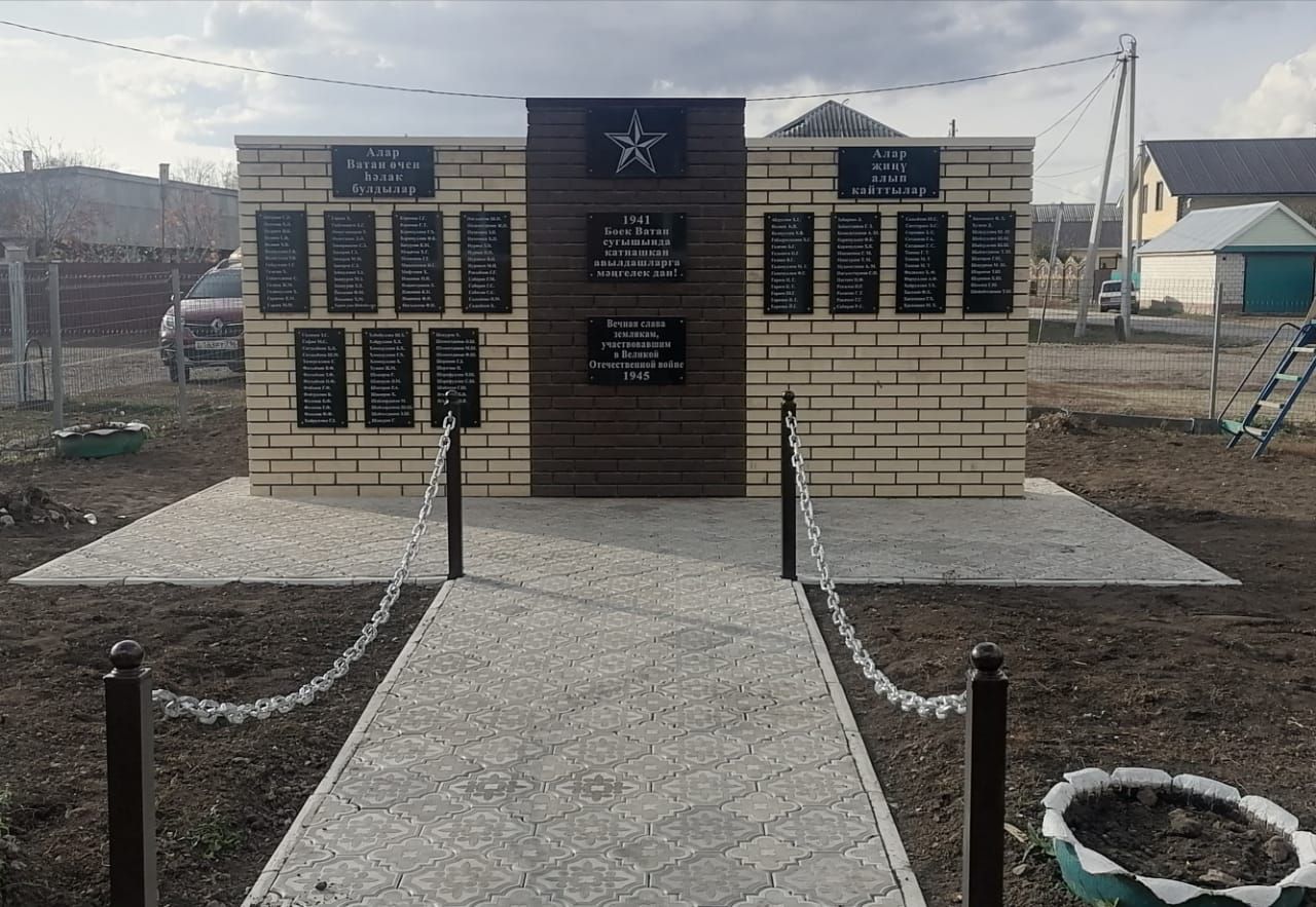 Мамалайда Бөек Ватан сугышында катнашучыларга һәйкәл төзү эшләре төгәлләнде