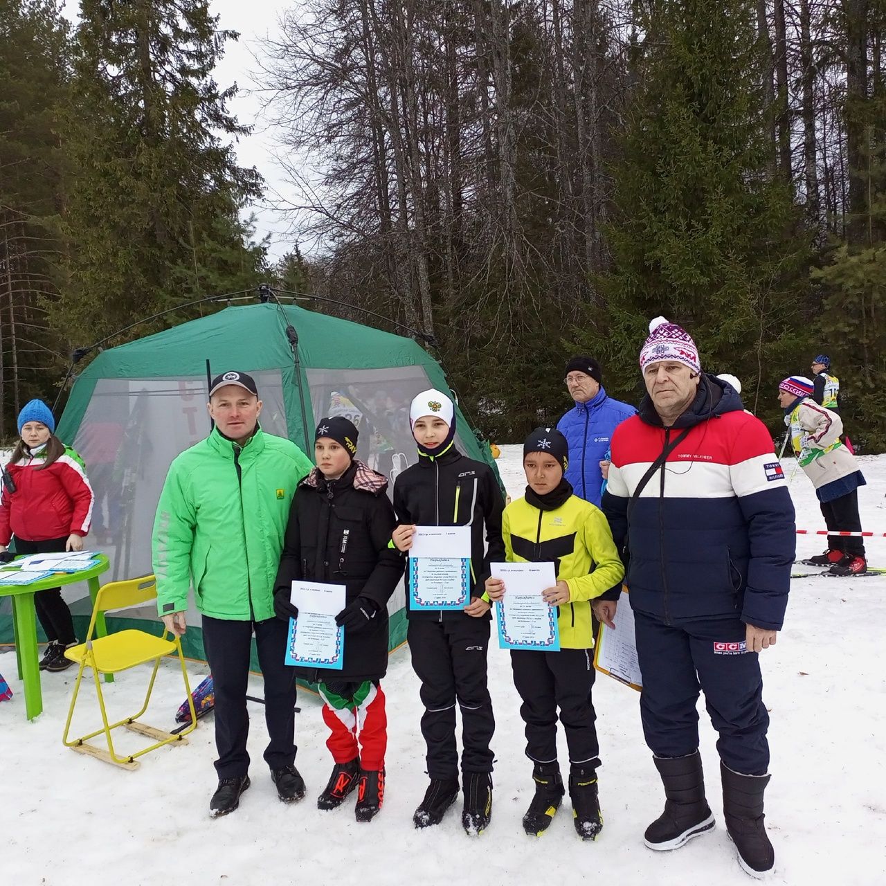 Кичә Саба районында чаңгы сезонын яптылар
