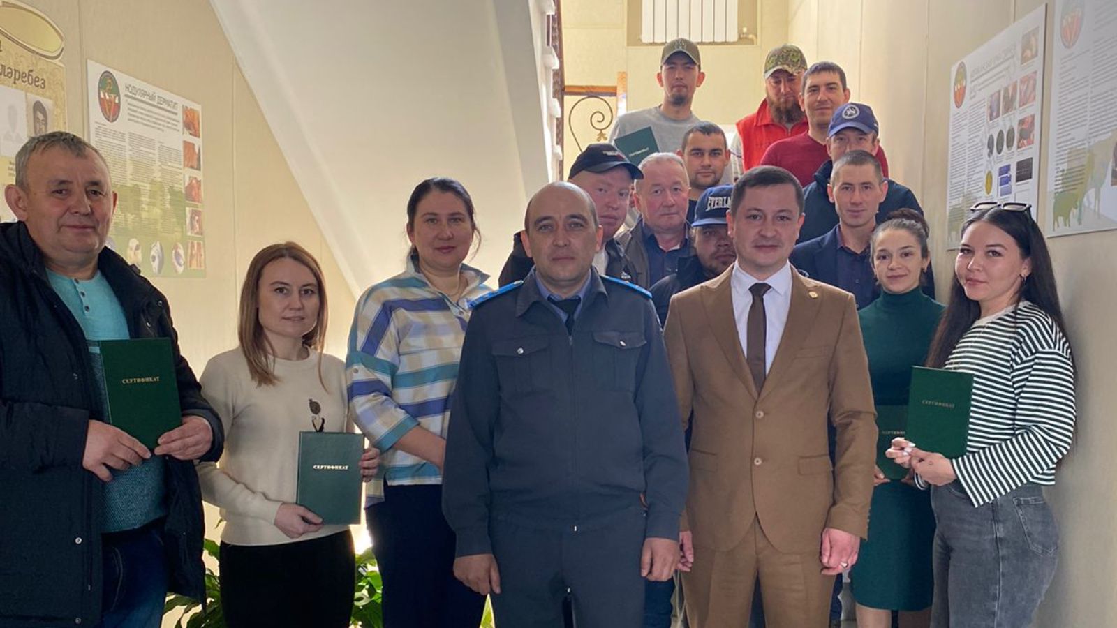 Сабада терлекчеләргә беренче ветеринария күнекмәләрен алырга өйрәтү курслары төгәлләнде