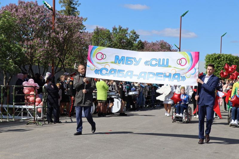 9 Май – Җиңү көнендә  Сабада 5 меңгә якын  кеше  парадка чыкты