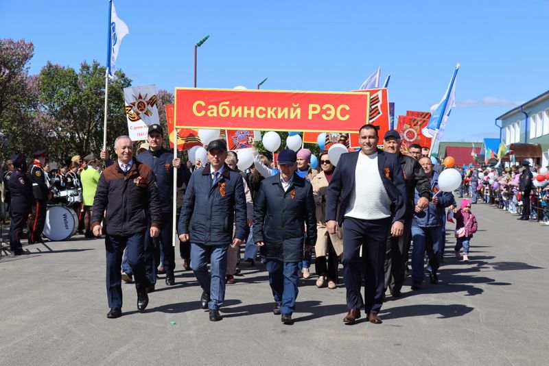 9 Май – Җиңү көнендә  Сабада 5 меңгә якын  кеше  парадка чыкты