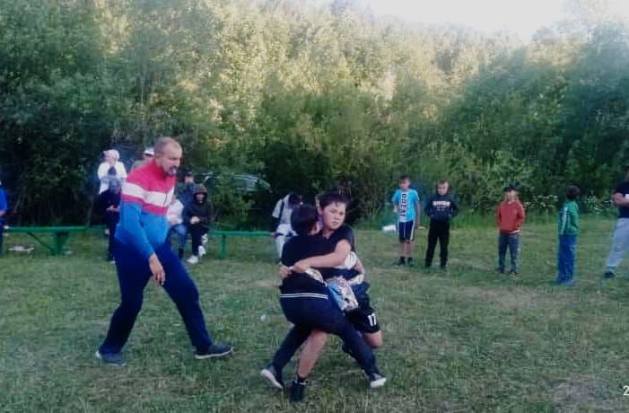 Олыяз авылында балалар Сабантуе узды