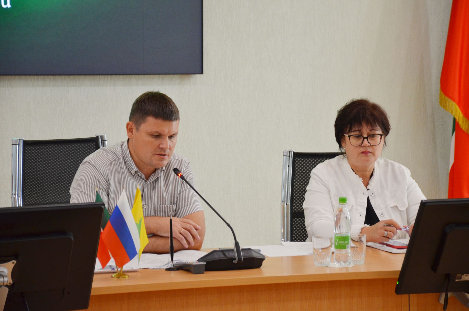 Сабага эш визиты белән министр урынбасары килде
