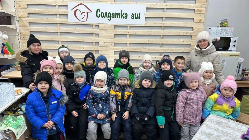 «Бәләкәч» балалар бакчасында тәрбияләнүчеләр «Солдатка аш» проектына кушылды