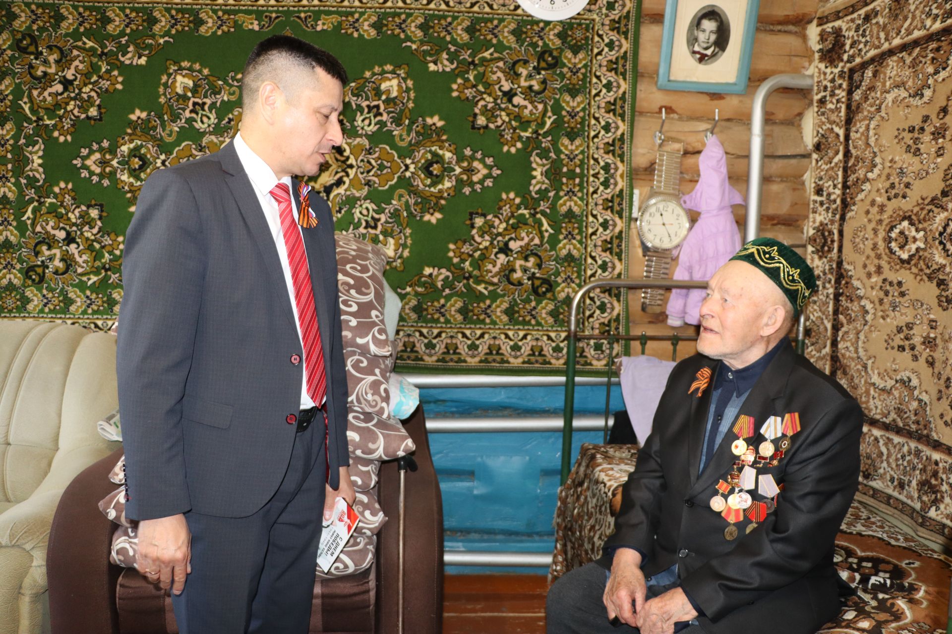 Бөек Җиңүнең 80 еллыгы уңаеннан  Юлбат һәм Түбән Шытсу авыл җирлекләрендә яшәүче тыл ветераннары һәм  Бөек Ватан сугышы ветераннарының   тол хатыннары хөрмәтләнде