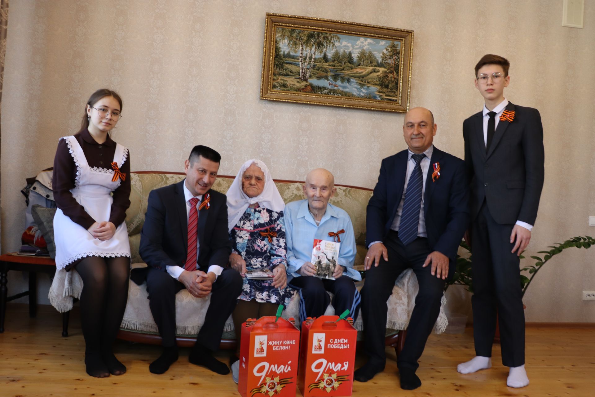Бөек Җиңүнең 80 еллыгы уңаеннан  Юлбат һәм Түбән Шытсу авыл җирлекләрендә яшәүче тыл ветераннары һәм  Бөек Ватан сугышы ветераннарының   тол хатыннары хөрмәтләнде
