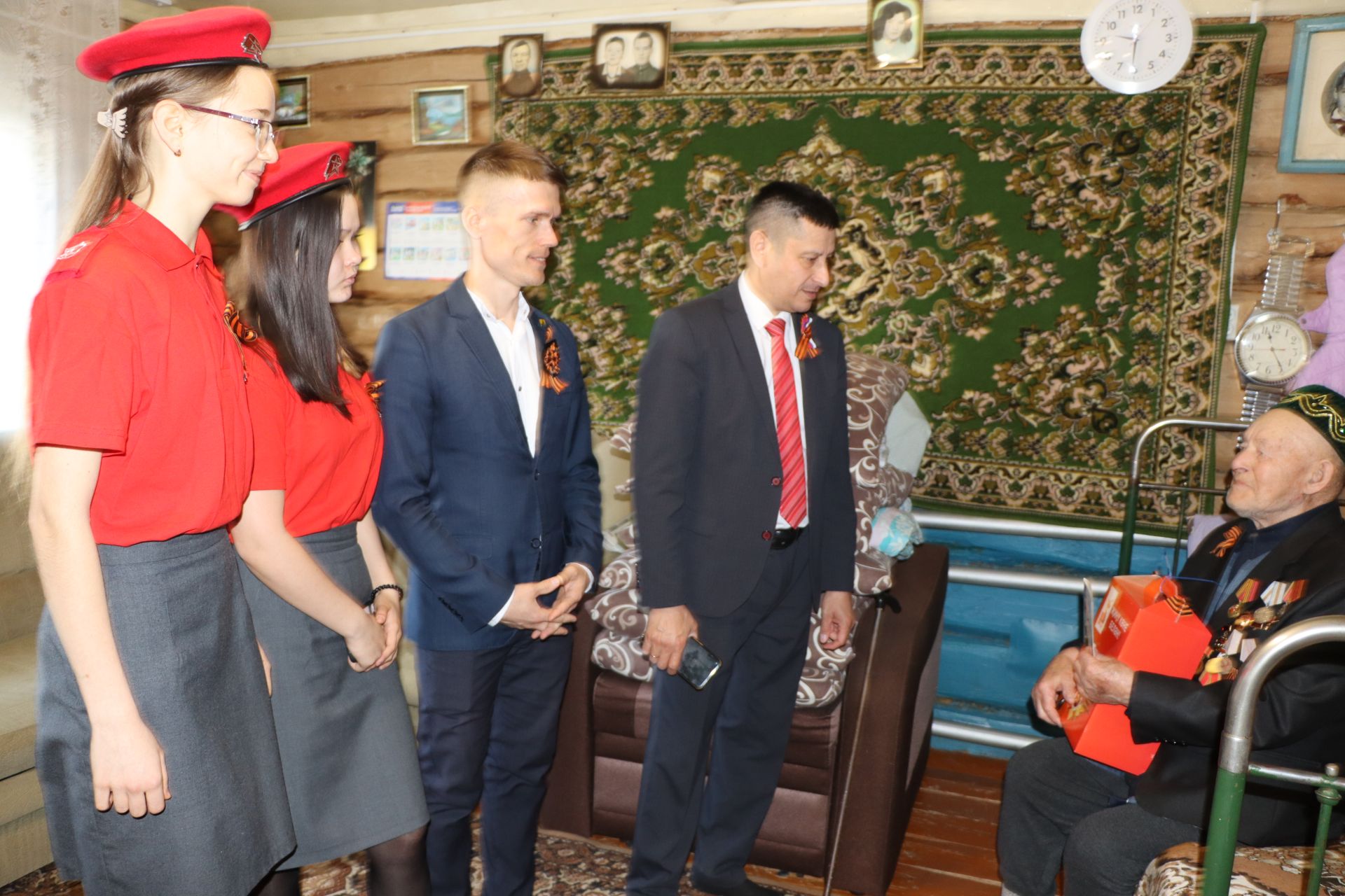 Бөек Җиңүнең 80 еллыгы уңаеннан  Юлбат һәм Түбән Шытсу авыл җирлекләрендә яшәүче тыл ветераннары һәм  Бөек Ватан сугышы ветераннарының   тол хатыннары хөрмәтләнде