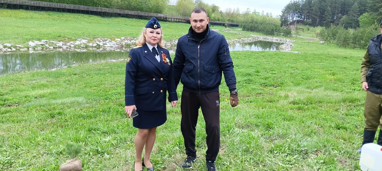 Бәйрәм көнне «Ямьле Саба» яр буенда 140 төп агач утыртылды