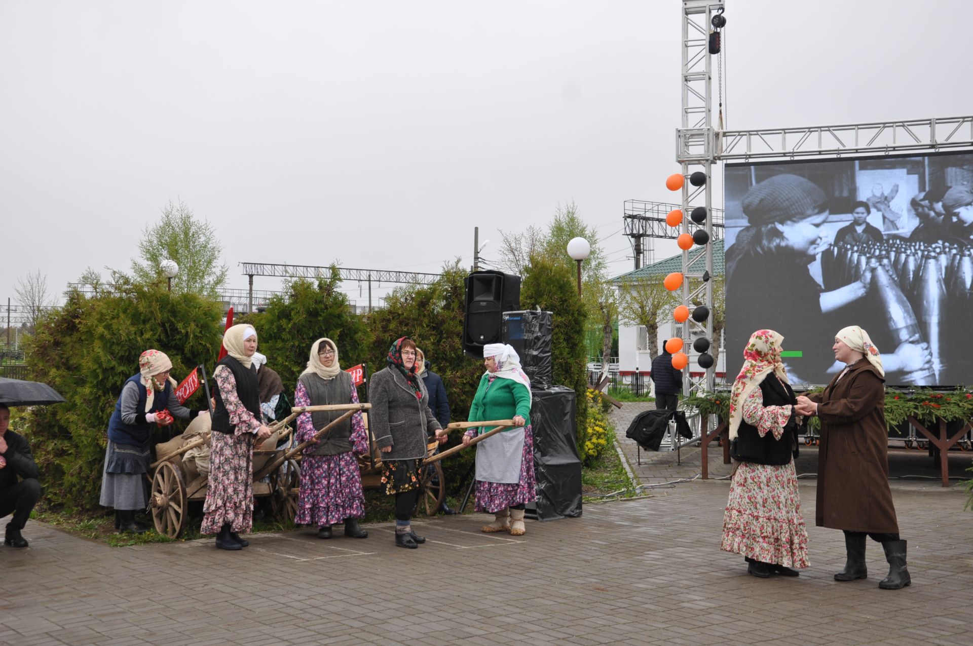 Җиңү көненә багышланган  парад һәм бәйрәм митингы Шәмәрдәндә дә  тантаналы шартларда үтте
